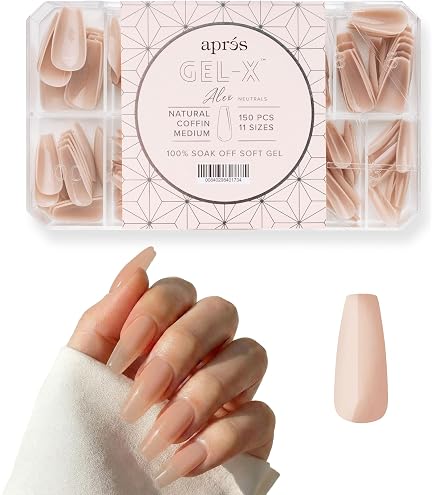 Amazon.com: Apres Gel-X Neutrals Alex - Box of Tips 150pcs